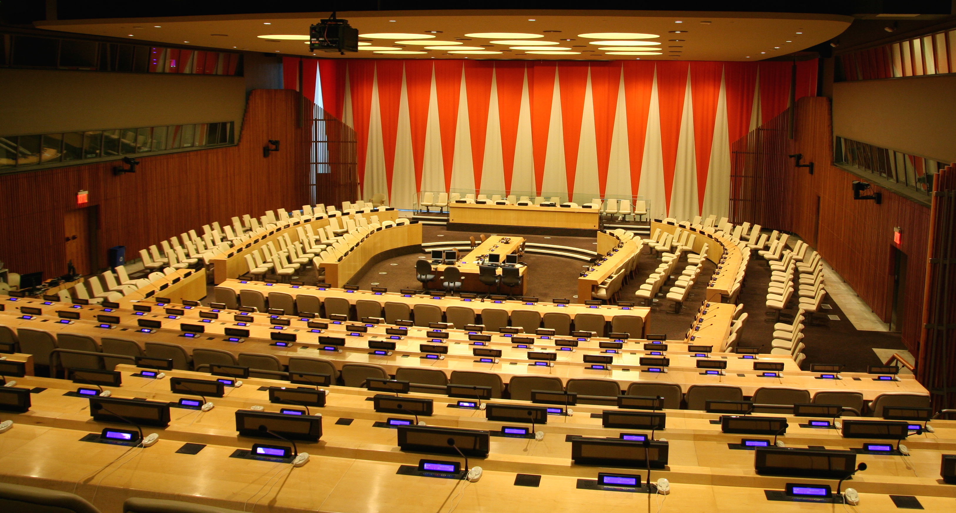 United Nations Economic and Social Council Chamber in New York